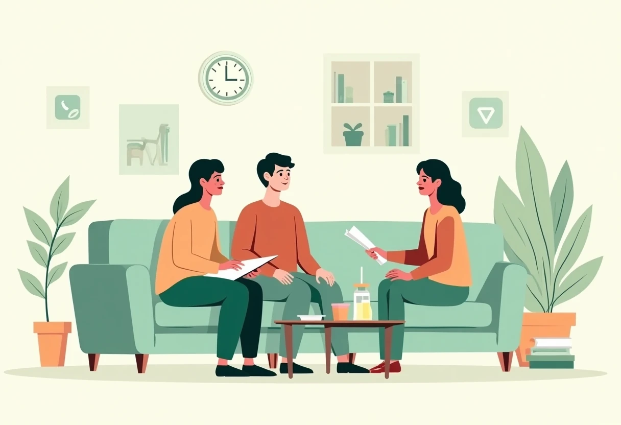 Discussing mortgage refinance options