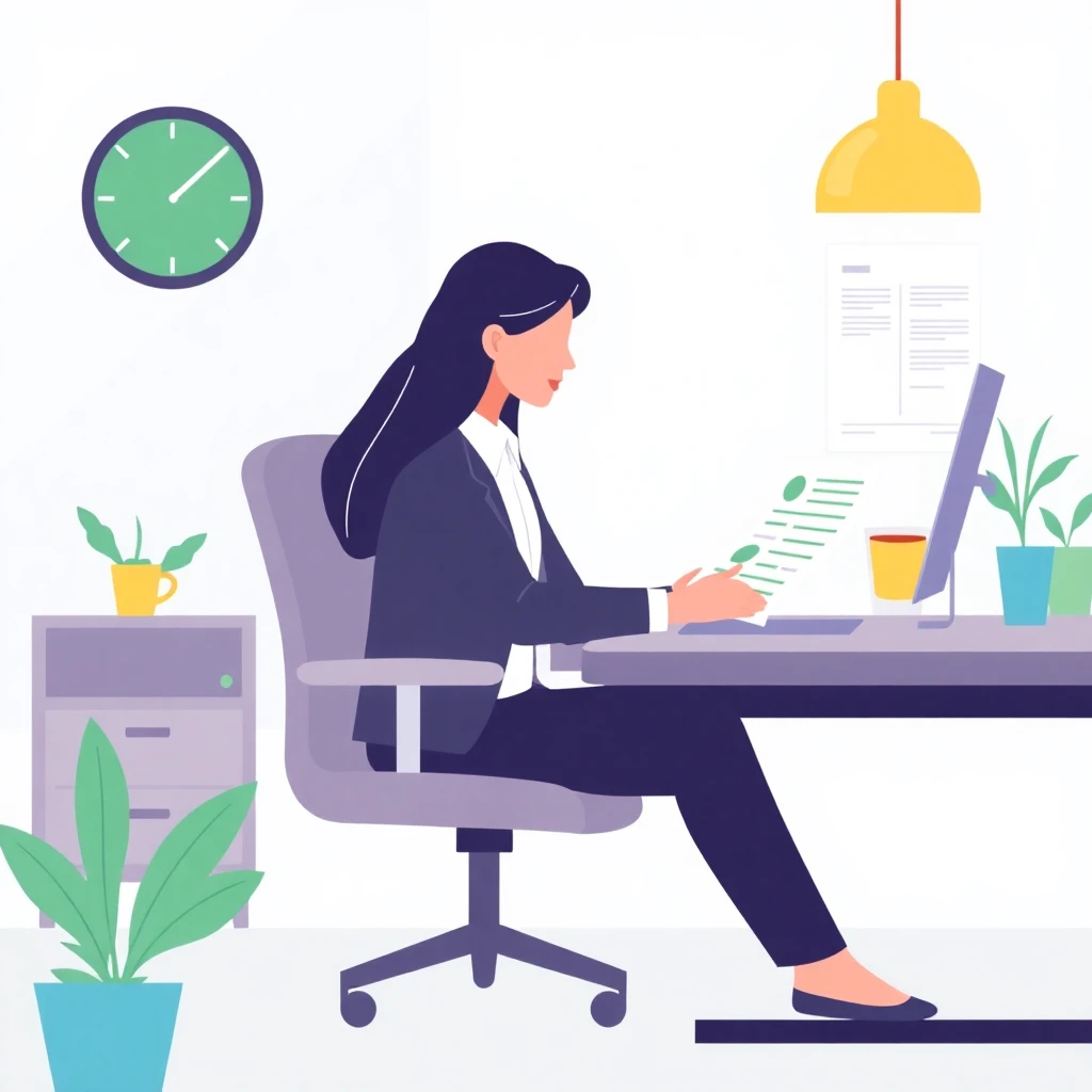 Revisando documentos financieros