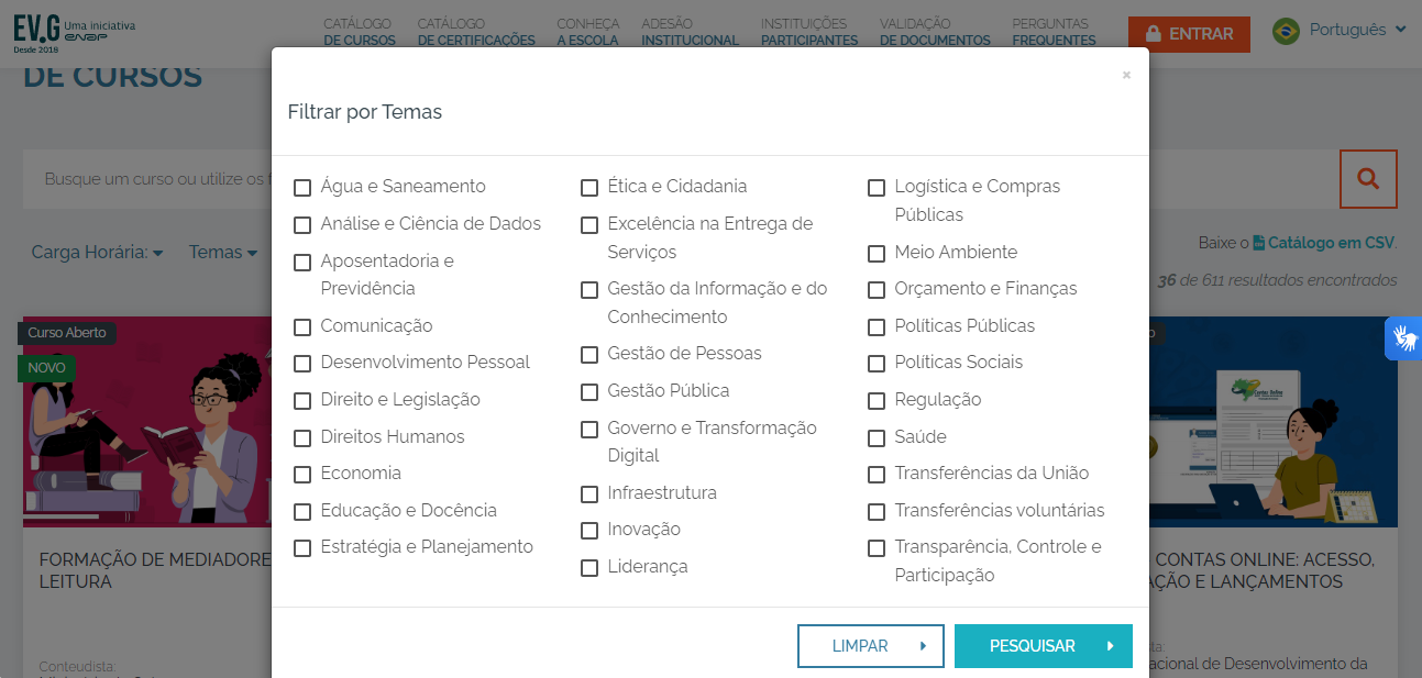 Cursos grátis com certificado plataforma do governo