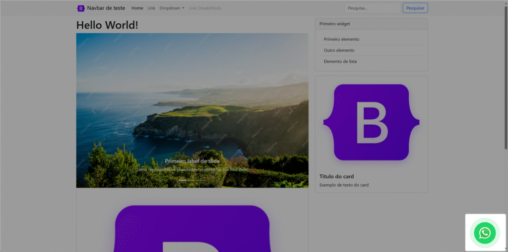 Botão flutuante WhatsApp grátis com CSS e HTML